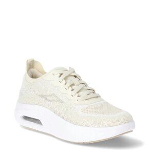 NEW NWT AVIA Women's Cream Lace-Up Air Sneaker 2